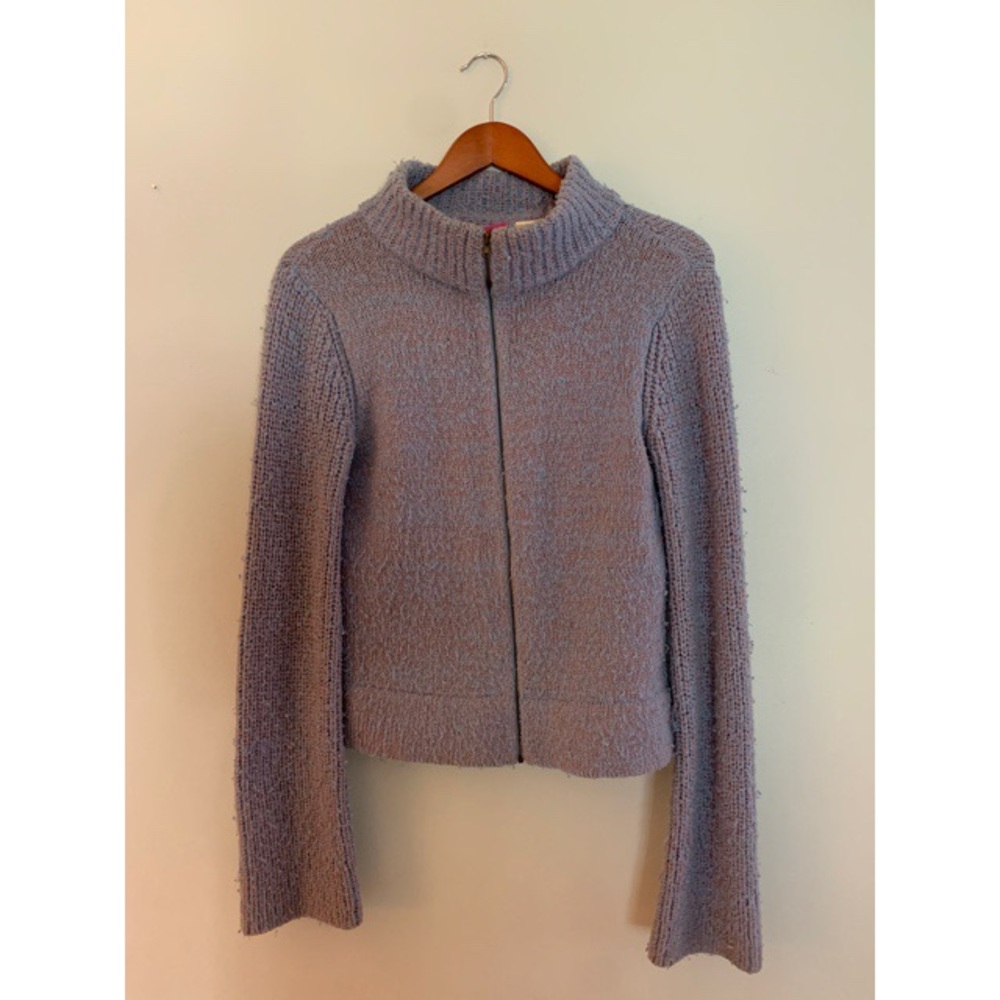 Blue/Purple Lux Sparkly Knit Sweater